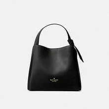 Kate Spade KS KNOTT Women's Bucket Handbag, Large Capacity Tote Bag - Black - View 7
