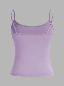 Set de 3 camisetas de tirantes ajustadas informales para mujer, adecuadas para el verano - Multicolor 5 - Ver 4