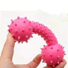 1pc TPR Pet Toy With Spiky Dumbbell For Small & Medium Dogs, Durable Chew Toy With Sound, Suitable For Dogs And Cats - Multicolor - View 8