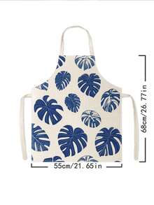 1pc, Lobster Pattern Polyester Apron, Suitable For Cooking, Baking, And Gardening - Can Be Used As Attire For The Kitchen And Dining. - Multicolor - View 16