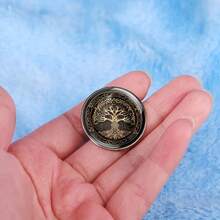 Celtic Knot Tree Of Life Brooch Pin, Metal Alloy Accessory For Clothing, Hats, Backpacks - Fashionable Accessory Suitable For Friends, Classmates And Colleagues - A - View 4
