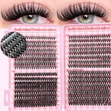 1 Box 640 Clusters 30D 40D 50D High Capacity Cluster False Eyelashes 9-16mm Mixed D Curl Effect, Natural Style, Soft & Comfortable False Eyelashes Suitable For Natural, Dramatic, Daily Makeup, And Cosplay - D - View 5