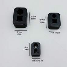3 piezas Organizador de llave de trinquete, adecuado para tamaños de 1/2", 3/8" y 1/4", fácil de instalar (tornillos no incluidos) - Multicolor - Ver 8