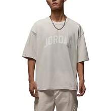 Nike 簡約舒適透氣休閒男子圓領短袖T卹 - 米褐色 - 查看 2