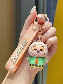 Disney 疯狂动物城主题钥匙扣套装，包含朱迪·霍普斯、尼克·王尔德、克劳豪瑟和闪电等角色，采用优质柔软硅胶制成，经久耐用、轻巧舒适，非常适合挂在钥匙、背包、钱包或行李箱上。 - 鑰匙鏈 - 查看 6