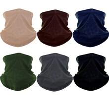 6Pcs Classic Solid Seamless Headband, Neck Gaiter, Face Covering, Outdoor Face Wrap, Neck Warmer, Bandana, Balaclava, Ski Face Mask, Lightweight And Breathable, Suit Running, Hiking, Yoga, Cycling, ATV. - Multicolor - View 13