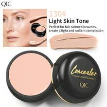 QIC Kem che khuyết điểm độ che phủ cao, chống thấm nước và lâu trôi, che phủ hình xăm tự nhiên, dễ sử dụng, phù hợp cho quầng thâm, vết thâm mụn, tạo khối, mỏng nhẹ và mịn màng, phù hợp cho người mới bắt đầu, trang điểm hàng ngày, sử dụng chuyên nghiệp, quà tặng cho phụ nữ và các cô gái, phù hợp với mọi loại da. - Nhiều màu - Xem 12