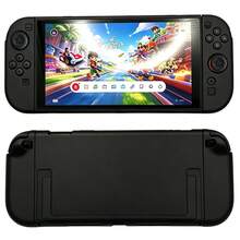 黑色系列 - 适用于Switch 2游戏机防摔磨砂保护壳 NS掌机分体式保护壳套装，包含一套保护壳+2个摇杆帽 - 查看 7