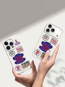 Paul Frank Officially Licensed Liquid Silicone Phone Case, Full Body Shockproof Camera Protection, Featuring Monkey, Star, Bear, Giraffe, Rabbit Patterns, New Design Compatible With IPhone 13/14/15/16/17 Pro Max - Multicolor - View 6