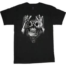Unisex T-shirt, Dödskalle T-shirt, Grafiska T-shirts för män, Skelettkläder, Herrkläder, Herr-T-shirts, Herrskjortor, Herrset, Herr-T-shirt, Herrartiklar, Vardagsklänningar för kvinnor, Damset, Eleganta blusar, Dam-T-shirts, Damklänning - Svart - Visa 1