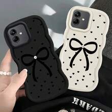Ốp điện thoại Macaron viền lượn sóng, ốp điện thoại hoạt hình sáng tạo bán chạy, thời trang, chất lượng cao, chống sốc, tối giản, chống trượt, dễ thương, chủ đề anime, cá tính, độc đáo, phong cách , sống động, độc đáo, nữ tính, không trùng lặp, quà tặng - trắng - Xem 3