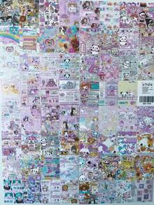Retro Cartoon Cute Pink Animal Stickers, Suitable For DIY Decoration On Diary, Phone Case, Stationery, Laptop, Tablet, For Both Adults And Kids, Self-Use Or Gift - Multicolor - View 8