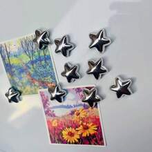 Star-Shaped Refrigerator Magnets, Memo Notes, Kitchen Cabinet And Dishwasher Decor, Christmas Gift - one-size - View 2