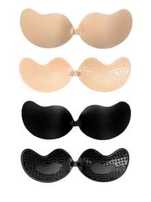 Strapless Push-Up Bra, Invisible Bra, Front Closure, Suitable For A-D Cups, Perfect For Summer Wedding Dresses/Backless Gowns. - Multicolor - View 12
