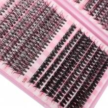 1 Box 640 Clusters 30D 40D 50D High Capacity Cluster False Eyelashes 9-16mm Mixed D Curl Effect, Natural Style, Soft & Comfortable False Eyelashes Suitable For Natural, Dramatic, Daily Makeup, And Cosplay - D - View 9