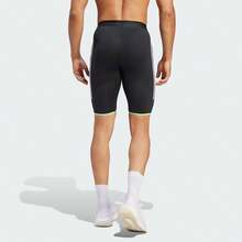 Quần short chạy marathon nam adidas Adizero phối màu huỳnh quang | Được làm từ chất liệu co giãn cao và thoáng khí. - màu đen - Xem 2
