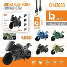 Portable Bluetooth Speaker, Wireless Connection, Stylish MOTO Design, Fast Charging, Stereo Sound Ideal For Daily Commutes - Multicolor - View 1