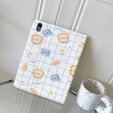 1 chiếc ốp lưng máy tính bảng in hình bánh mì nướng dễ thương, kiểu dáng sách, có thể lật mở - Chân đế đa góc, có ngăn đựng bút, tương thích với iPad/Galaxy Tab/Pad/Matepad. - Nhiều màu - Xem 6