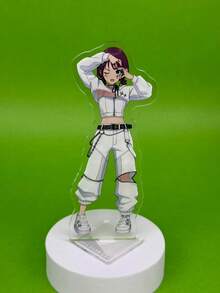 Crying Girl Band GBCVV Collab: Anya & Angola Peach Blossom Acrylic Standee Merchandise - beraneka warna - View 15