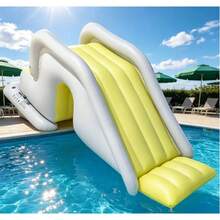 Tobogán inflable, piscina doméstica de PVC grueso, conjunto de tobogán y piscina, juguete antivuelco - A - Ver 9