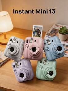 FujiFilm 拍立得，一次成像相機，自動曝光，微距自拍，近拍超清，多款軟萌配色、5 分鐘自動關機，自備復古濾鏡，旅行聚會隨手拍輕鬆定格美好瞬間 - 查看 1
