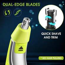 适用于 One Blade QP2520 QP2515 QP2630 QP6510 QP6520 QP6530 的鼻毛修剪器替换刀片 - 彩色 - 查看 8