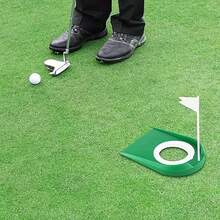 4/2/1 Set Golf Putter Cup With Flag, Indoor/Outdoor Golf Putter Practice Tool, Durable & Lightweight, Golf Hole Training Accessory, Perfect Gift For Golfers, Beginners & Professionals, Golf Gifts - Multicolor - View 8