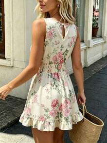 Vestido casual - Vestido casual moderno - Vestido casual de vacaciones - Vestido pastoril para mujer - Vestidos de verano para mujer - Ropa de mujer - Vestidos talla grande vendidos - Atuendos de verano para mujer - Amarillo - Ver 2