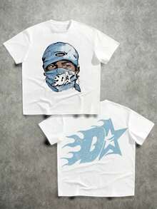 ChristmasLocker Seated-Shirt With Digital Full Print (Wide Neckline) OEMHot Item - 白色 - 查看 6
