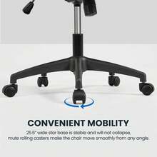 Ergonomic Office Chair, High Back Desk Chair With Headrest And Flip-Up Armrest Lumbar Support For Home Office Meeting Room Study - Style Type as Pic - View 9