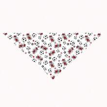 1件世界杯主题宠物围巾，趣味装饰围兜，适合小型/中型犬猫 - 彩色 - 查看 4
