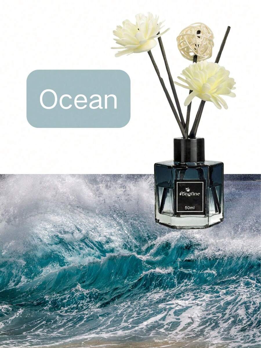 2 que khuếch tán tinh dầu 50ml, hương thơm lâu dài, thích hợp cho liệu pháp hương thơm, khuếch tán hương thơm, hương thơm tươi mát và bền lâu cho nhiều dịp khác nhau, có thể dùng để làm nến thơm, máy khuếch tán, máy tạo độ ẩm, cũng là một món quà tuyệt vời (hương biển, hoa hồng, hoa nhài, hoa anh đào, hoa oải hương), quà tặng ngày Valentine, quà tặng Giáng sinh. - 2pcs - Xem 1