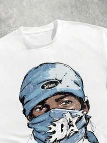 ChristmasLocker Seated-Shirt With Digital Full Print (Wide Neckline) OEMHot Item - 白色 - 查看 2