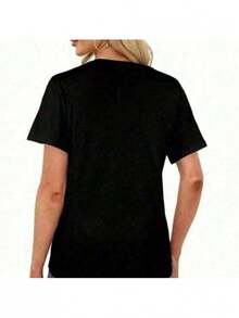 Camiseta de lectura cómoda para mujer, de manga corta, de una pieza, 180g, para vacaciones de verano, con el estampado "Oh, the Place You'll Go", camiseta con el tema "Little Things Teacher", camiseta con el tema del Mes Nacional de Lectura. - Blanco - Ver 9