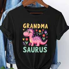 Camiseta para Mujer con Diseño de Cerezas Doradas Brillantes - Negro - Ver 1