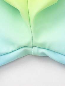 Balabala Conjunto de traje de baño de camiseta de protección solar de manga larga para niños, 2 piezas de ropa de baño de protección UV para verano - tinte azul - Ver 10