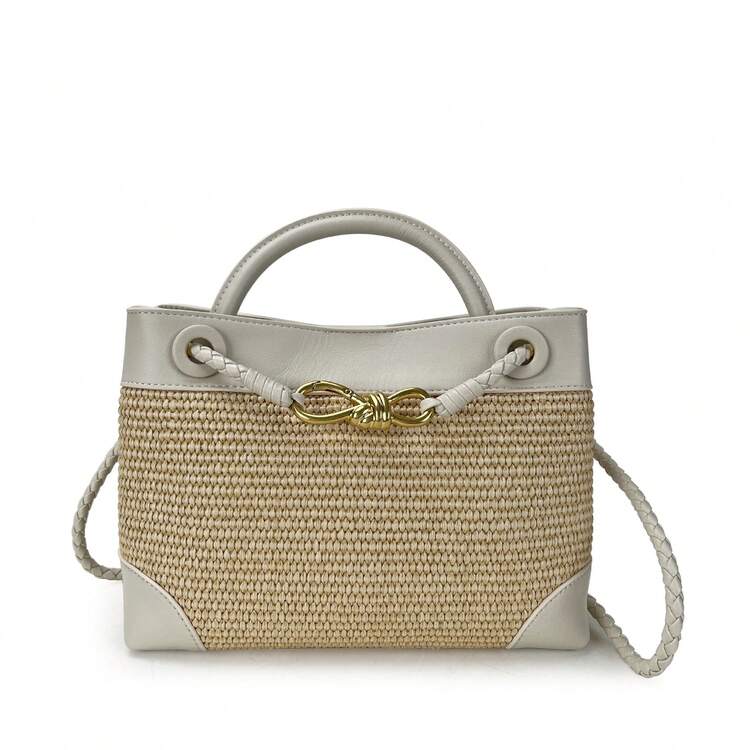 BV Bottega Small Andiamo Bolso de mujer tejido a mano de cuero genuinoBolsodebolso de manotipocuboconpatróntejidoparamujer,bolsodemarca,elegantebolsodemanoparaseñorabolsaderegaloexquisita,bolsodebolso de manodelujoparamujer,bolsocruzadodemodaparamujer,adecuadoparachicas,estudiantesnivel universitariodamasdeoficina,madresdemedianaedadparausodiario,comprasoficina,clase,reuniones,citas,actividadesalairelibretambiénunregaloidealparaBolso de mano y bandolera de paja tejida para mujer, novedad 2026, con hebilla en forma de ocho y lazo metálico, diseño sencillo con contraste de colores. - Teja - Añade 10