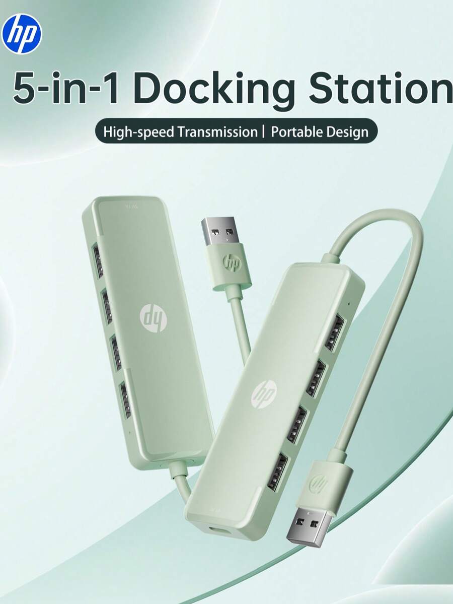 HP DHC-CT100D 4-In-1 Type-C Docking Station, 4K HDMI Projection, PD Fast Charging, USB 2.0 Hub, Compatible With Apple And All Type-C Laptops - View 1