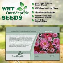 Outsidepride Pink Wild Flower Seed Mix - 400pcs Seeds - View 3