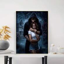1pc [30*40cm/11.8*15.7in]5D Acrylic Diamond Painting Kit, Couple Pattern, Suitable For Adult Beginners DIY Mosaic Diamond Art, Full Drill Handmade DIY Diamond Painting, Applicable For Living Room, Bedroom, Office Wall Decor Painting, Surprise Art Home Decor Gift For Family And Friends, Frameless - No Frame - View 3