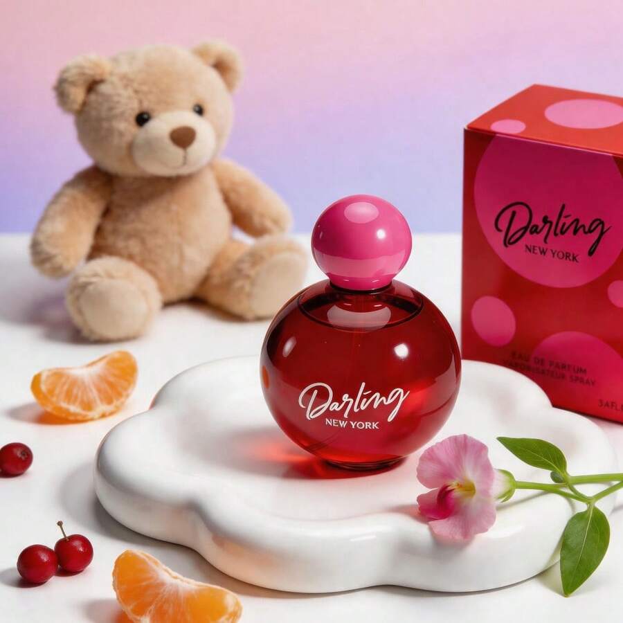 Wish 3.4 Fl Oz Women's Perfume–Raspberry & Red Currants Tangerine – Sweet Pea Jasmine–Musk White Wood – Designer Inspired Fresh Floral Scent–Long Lasting For Everyday, Gift For Her – Ideal For Girlfriend, Best Friend, Mom–Valentine's Birthday Mother's Day - red currant/mandarin orange/raspberry - 查看 1