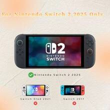 橙色系列 - 适用于Switch 2游戏机防摔磨砂保护壳 NS掌机分体式保护壳套装，包含一套保护壳+2个摇杆帽 - 查看 3