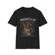Unisex T-shirt med gitarrtryck, rockband T-shirts för män, herr-T-shirts, herrkläder, herrset, herr-T-shirt, herrartiklar, vardagsklänningar för kvinnor, damset, eleganta blusar, dam-T-shirts, damklänning - Svart - Visa 1