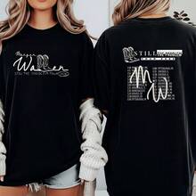 2026 Still The Problem Morganss Wallenss Tour T-Shirt - Black - View 1