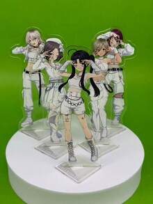 Crying Girl Band GBCVV Collab: Anya & Angola Peach Blossom Acrylic Standee Merchandise - beraneka warna - View 12