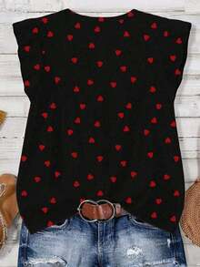 Camisa de mujer, conjuntos de verano para mujer, atuendos de vacaciones, blusas para salir, atuendos de concierto de country para mujer, blusas de verano lindas, atuendos para salir, atuendos de country para mujer, blusas para salir - Rojo y negro - Ver 2