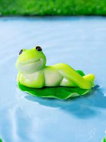 1pc Random Creative Frog Figurines, Dynamic Elements For Micro Landscape, Cute Desktop Room Decor - Animal - View 7