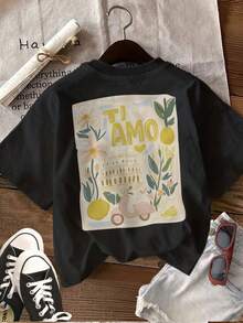 Women T-Shirts - Black - View 2