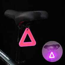 Segitiga Reflektor Sepeda untuk Sepeda Balap, Tanda Reflektif, Gantungan Tas, Tanda Peringatan, Segitiga Peringatan Bersepeda Malam Hari, Lembaran Reflektif Kecerahan Tinggi, Liontin untuk Ransel, Tas, Sepeda - MultiWarna - View 9