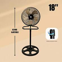 FD Pedestal Fans - US A Type Plug(110-127V) - View 5